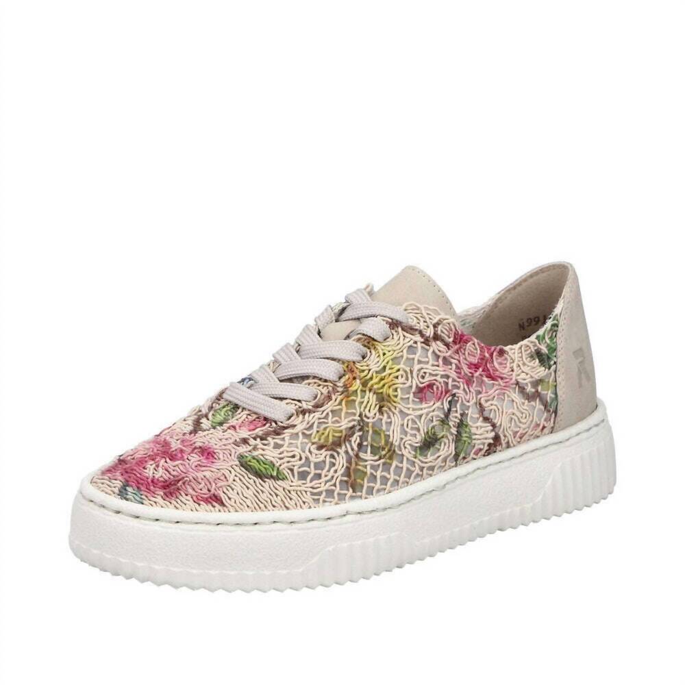 NEW RIEKER women's platform sneaker in multi